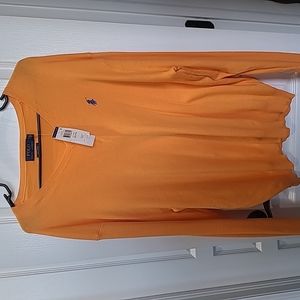Polo Ralph Lauren V Neck orange Sweater